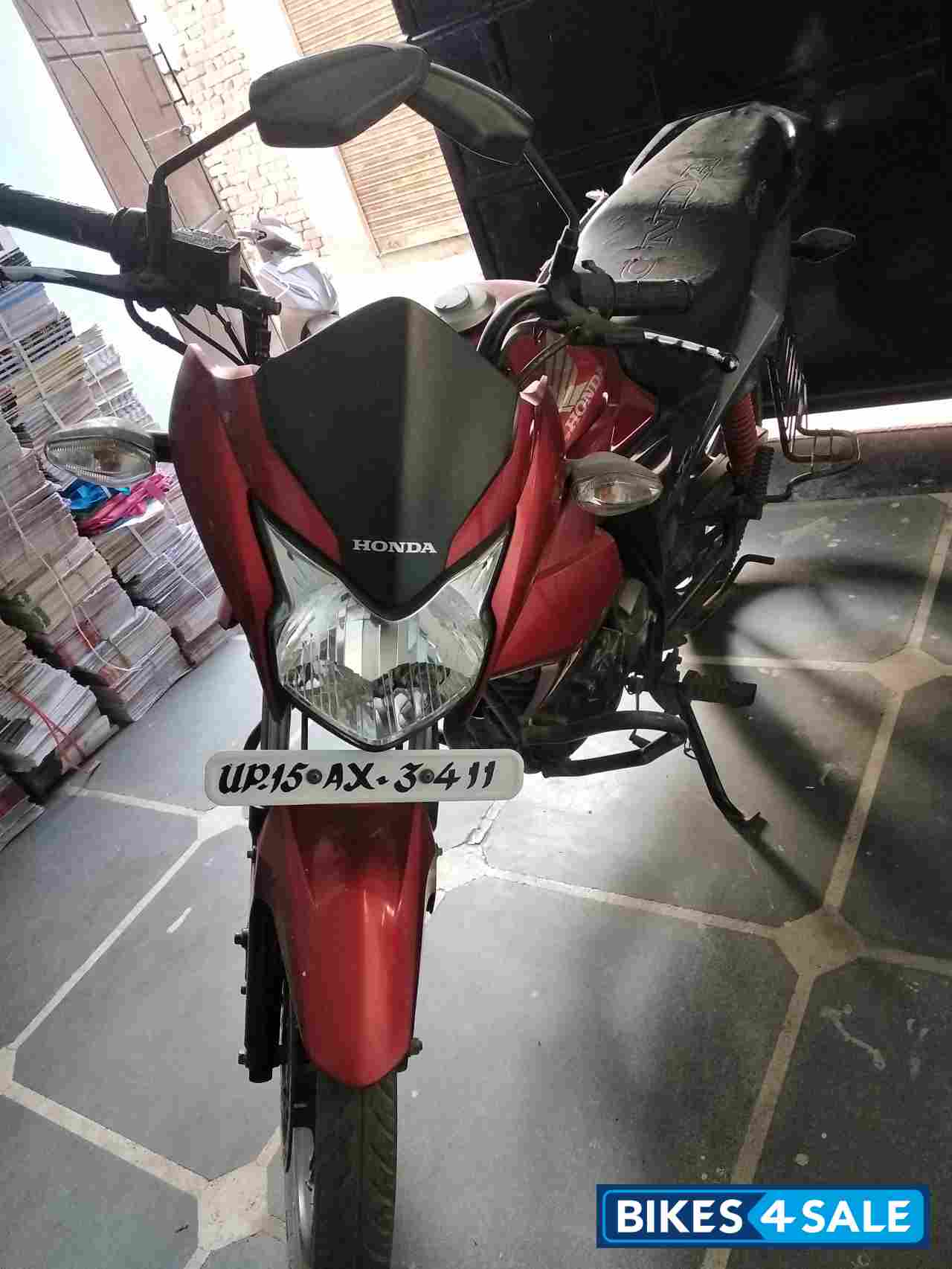 Red Honda CB Twister