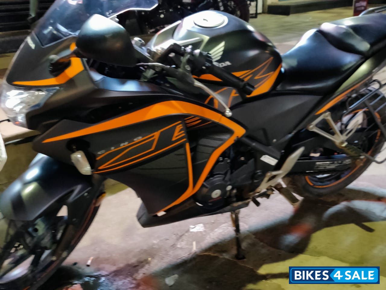 Black And Orange Honda CBR 250R