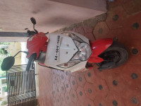 White And Red Colour Honda Dio