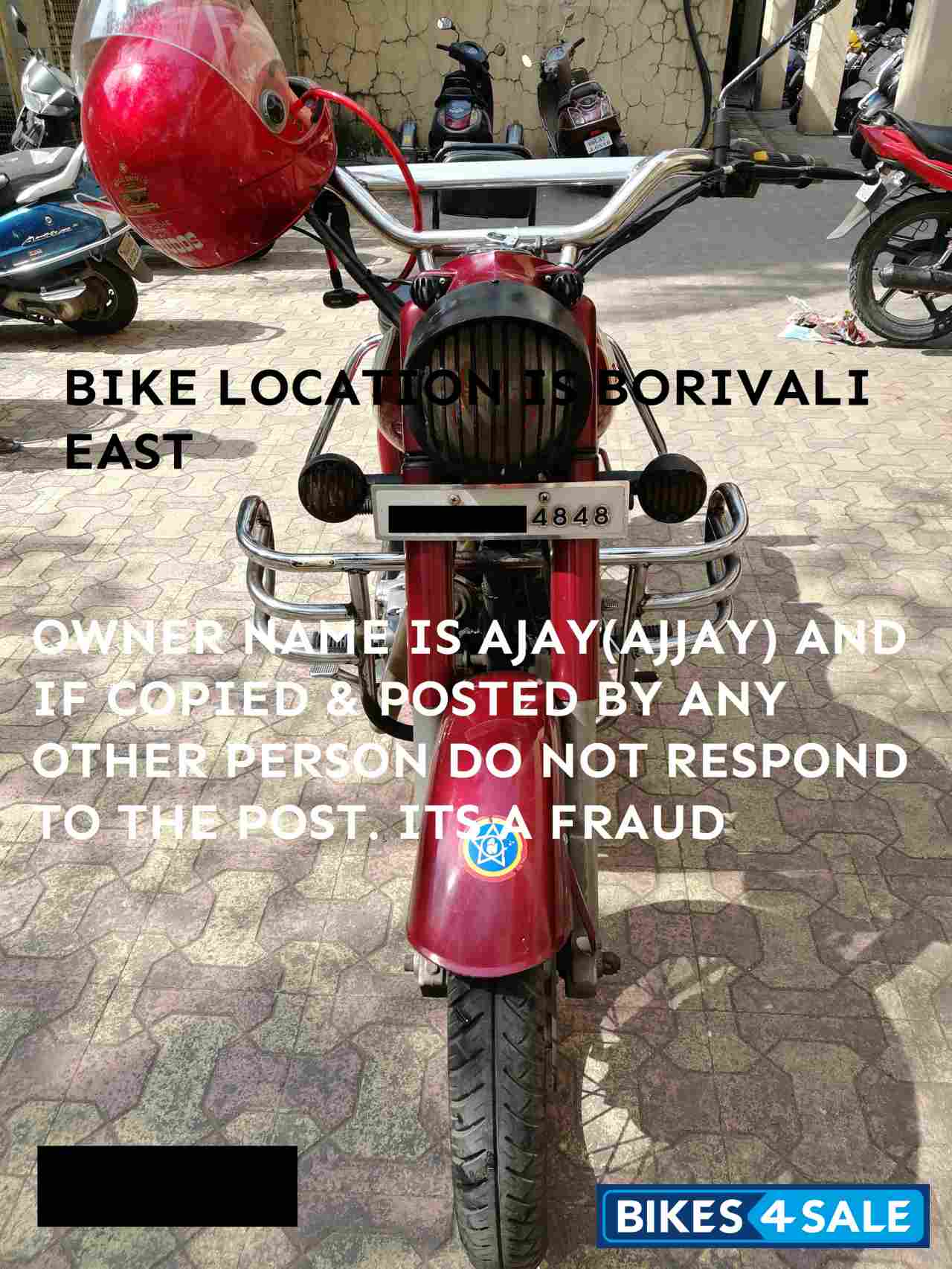 Maroon Royal Enfield Classic 350