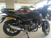 Gray & Blue Bajaj Pulsar 125 Neon