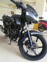 Gray & Blue Bajaj Pulsar 125 Neon