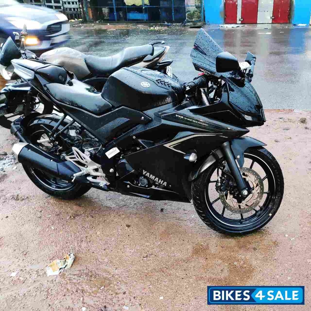 Used 2019 model Yamaha YZF R15 V3 for sale in Chennai. ID 298972. Black ...