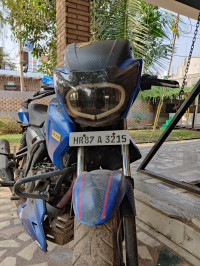 Matte Blue TVS Apache RTR 160