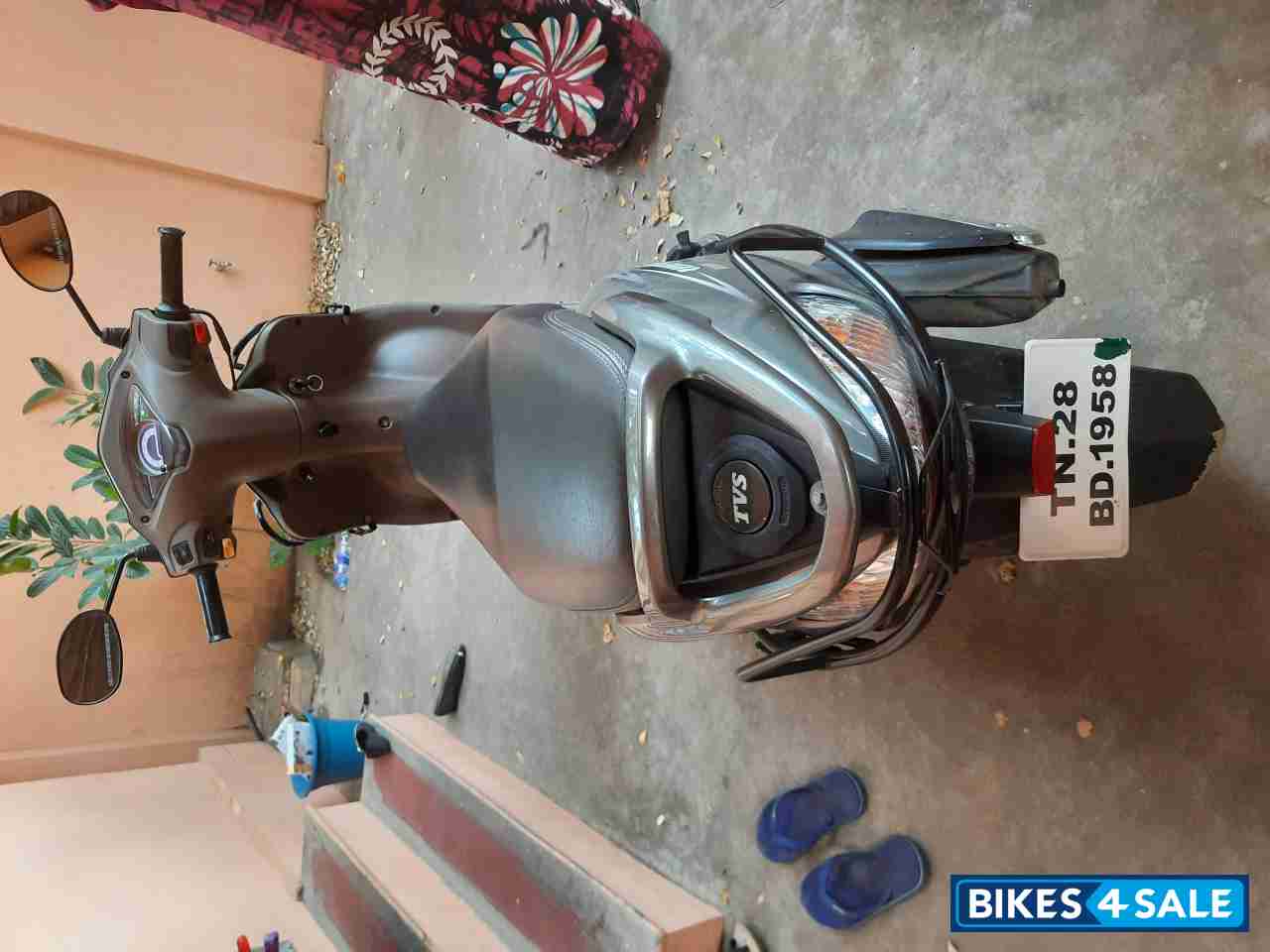 Metalic Grey TVS Wego