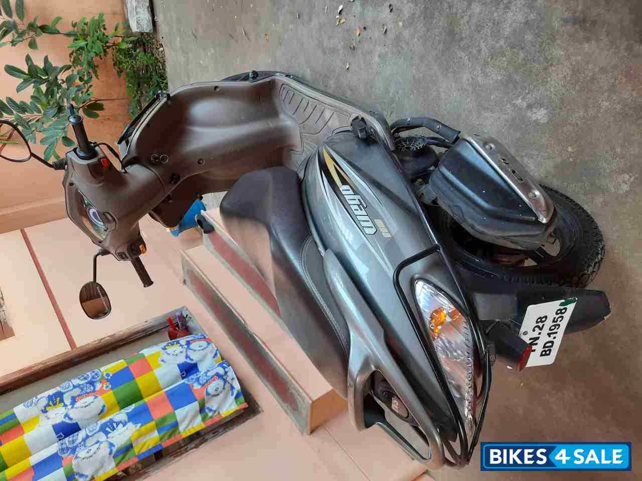 Metalic Grey TVS Wego