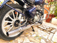 Blue Royal Enfield Bullet Electra