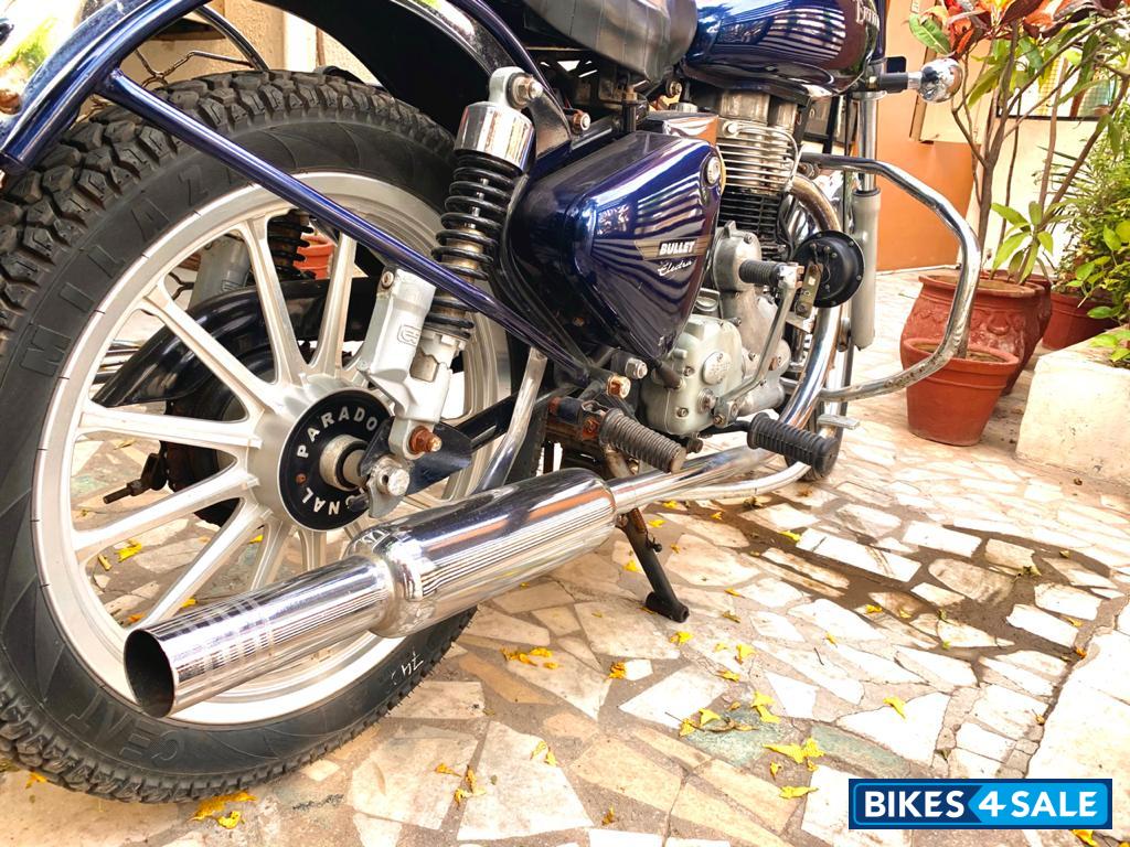 Blue Royal Enfield Bullet Electra