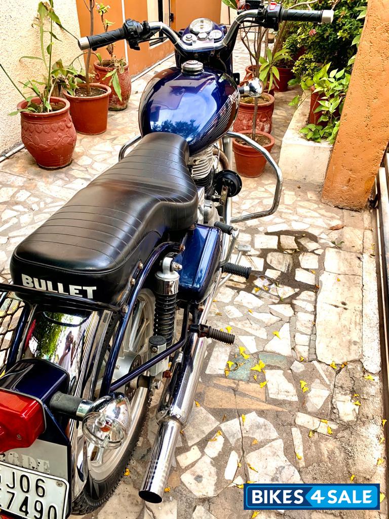 Blue Royal Enfield Bullet Electra