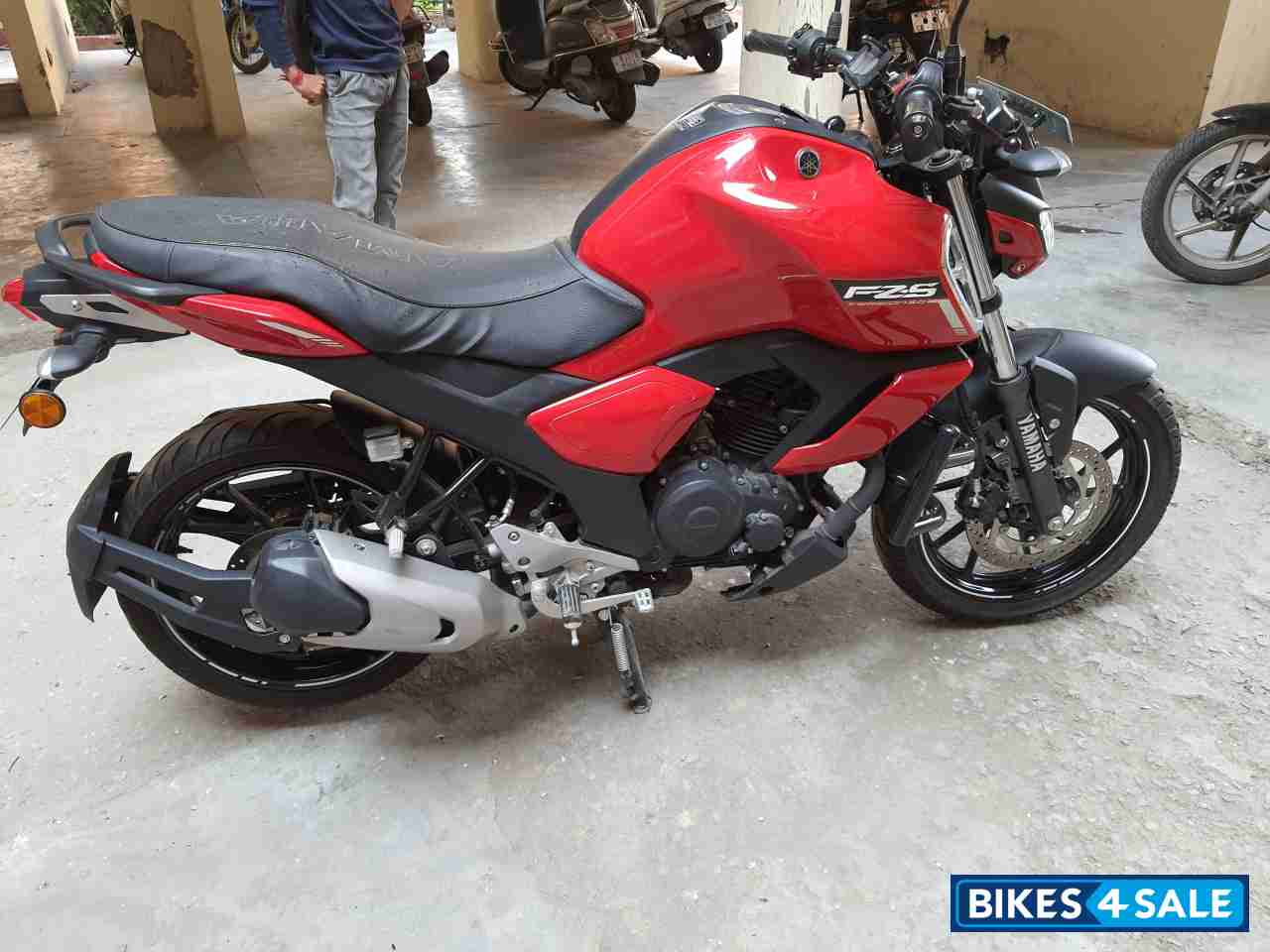 Red Yamaha FZ-S