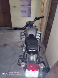 Silver Royal Enfield Bullet Electra Twinspark