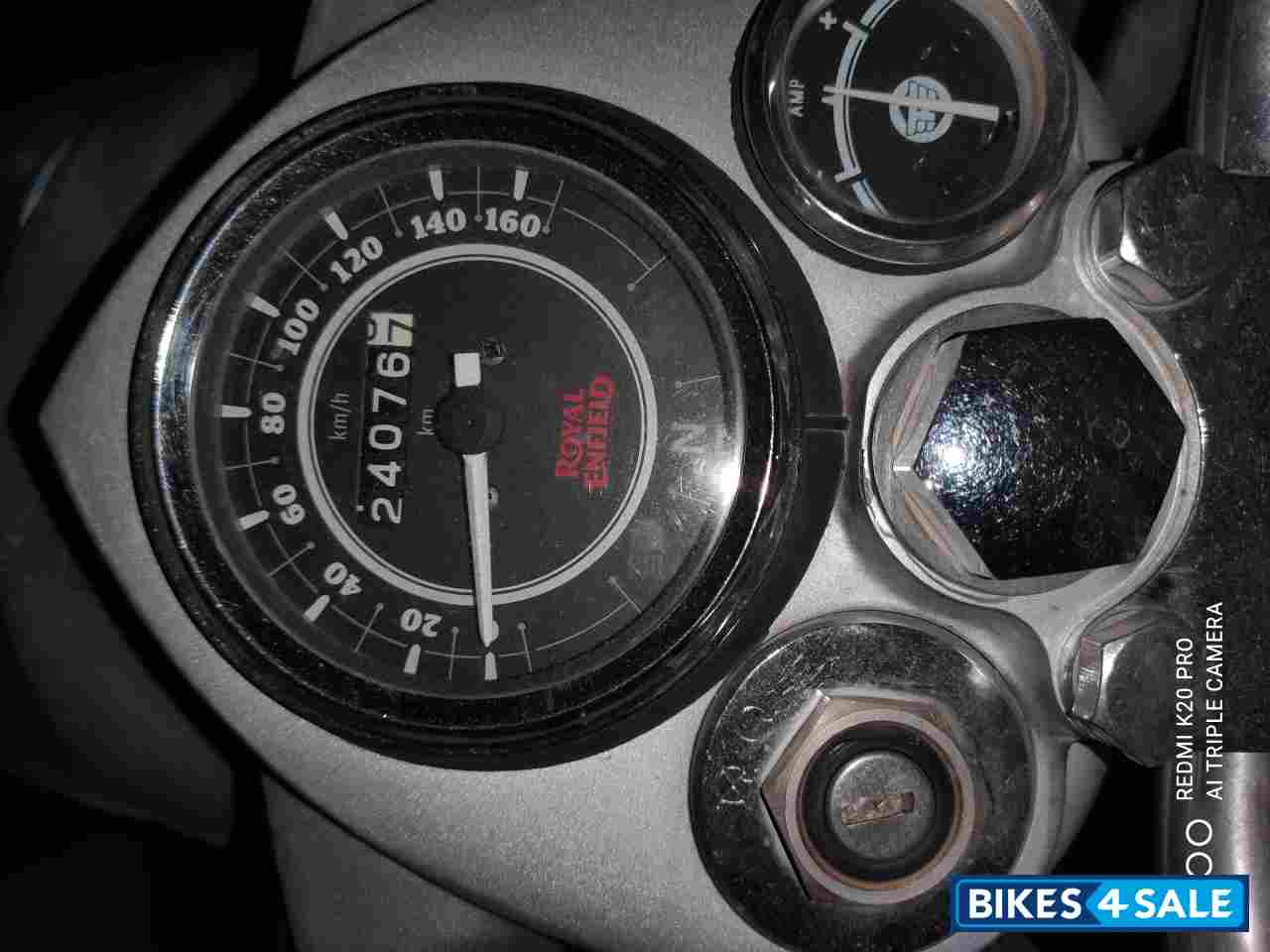 Silver Royal Enfield Bullet Electra Twinspark