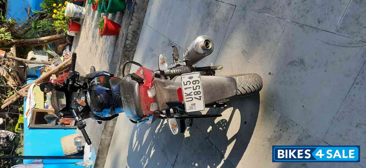 Red And Black Bajaj Pulsar 220F