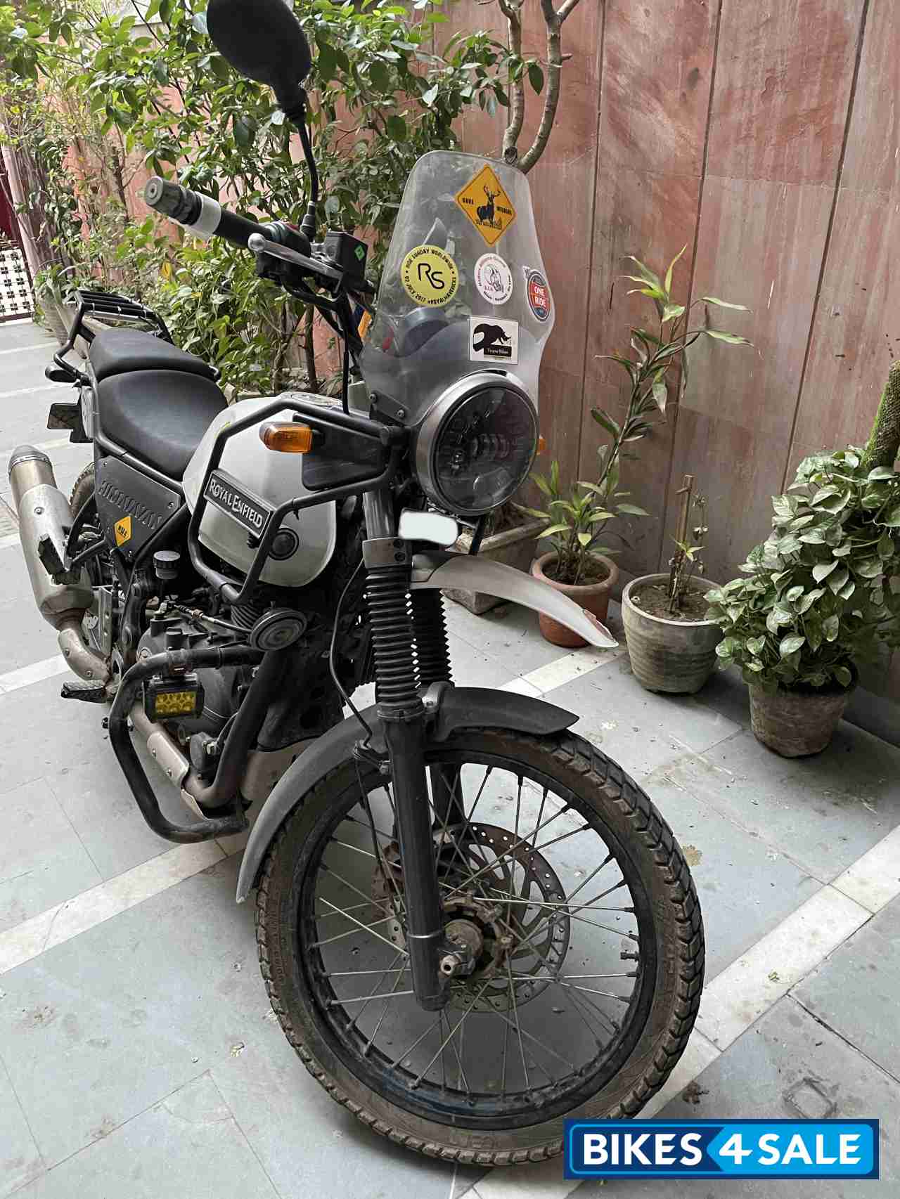 Snow White Royal Enfield Himalayan