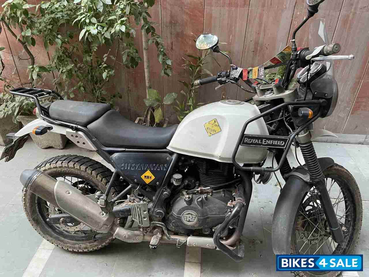 Snow White Royal Enfield Himalayan