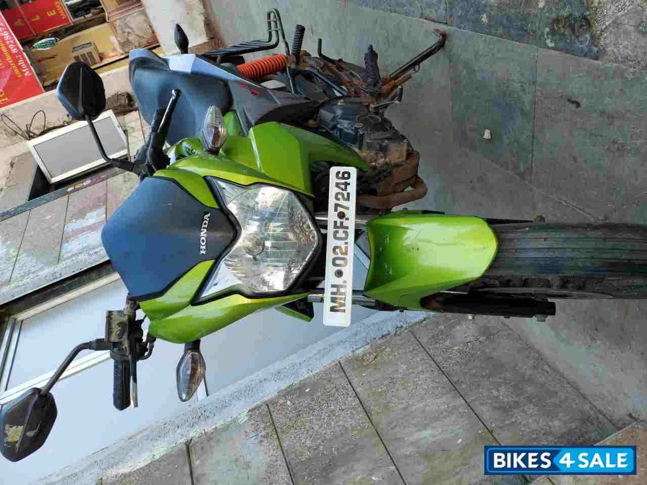 Green Honda CB Twister