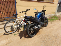 Blue Yamaha FZ-S FI V2