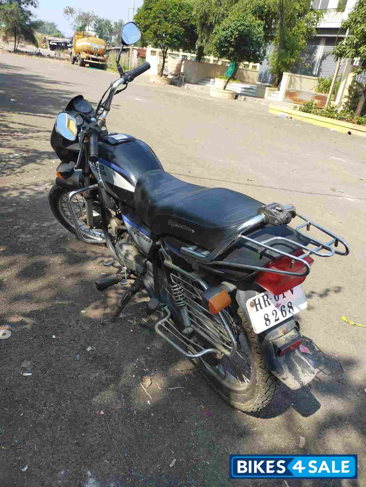 Blue Black Hero Splendor iSmart