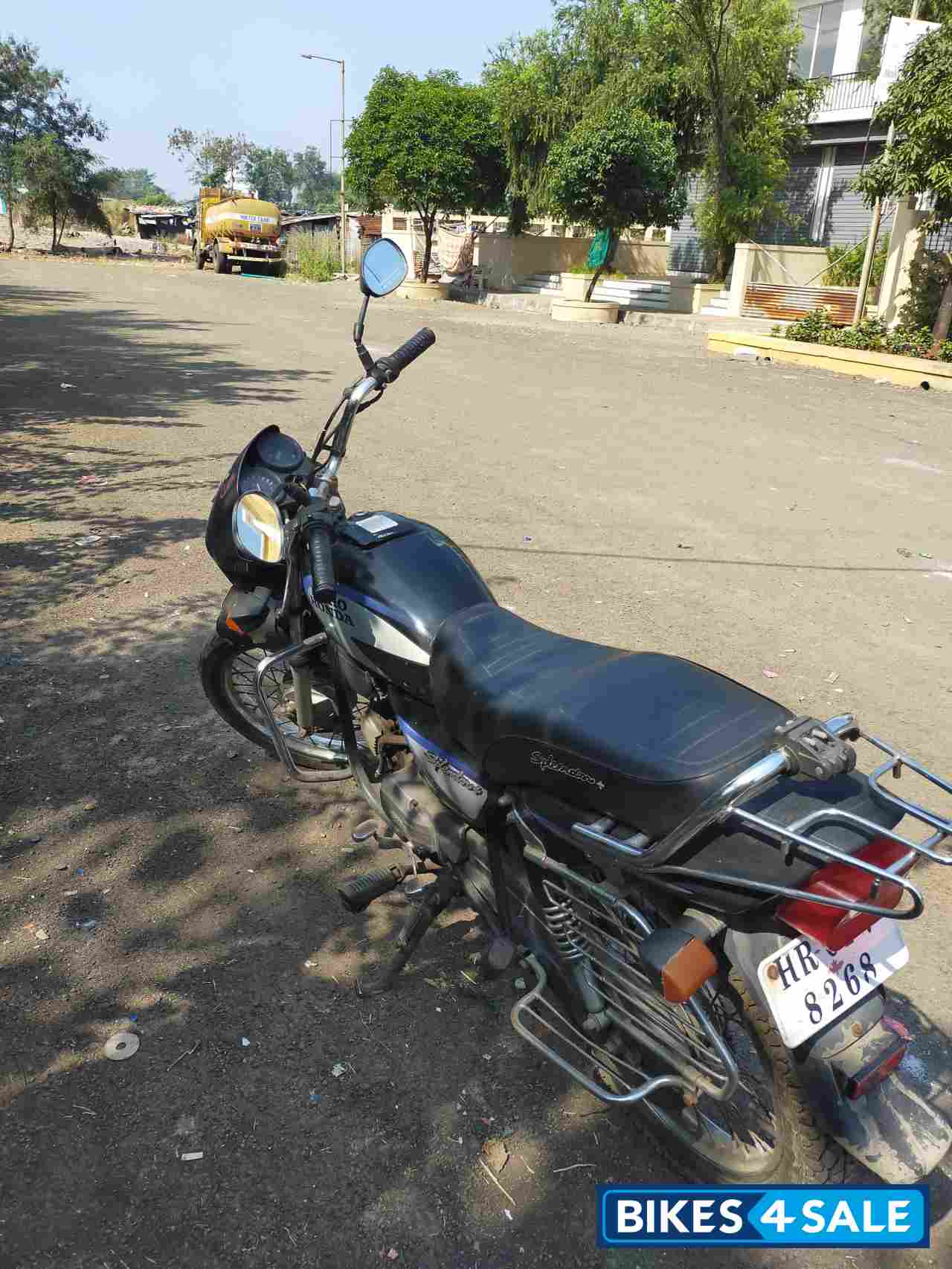 Blue Black Hero Splendor iSmart