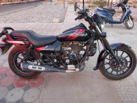 Black And Red Bajaj Avenger Street 220