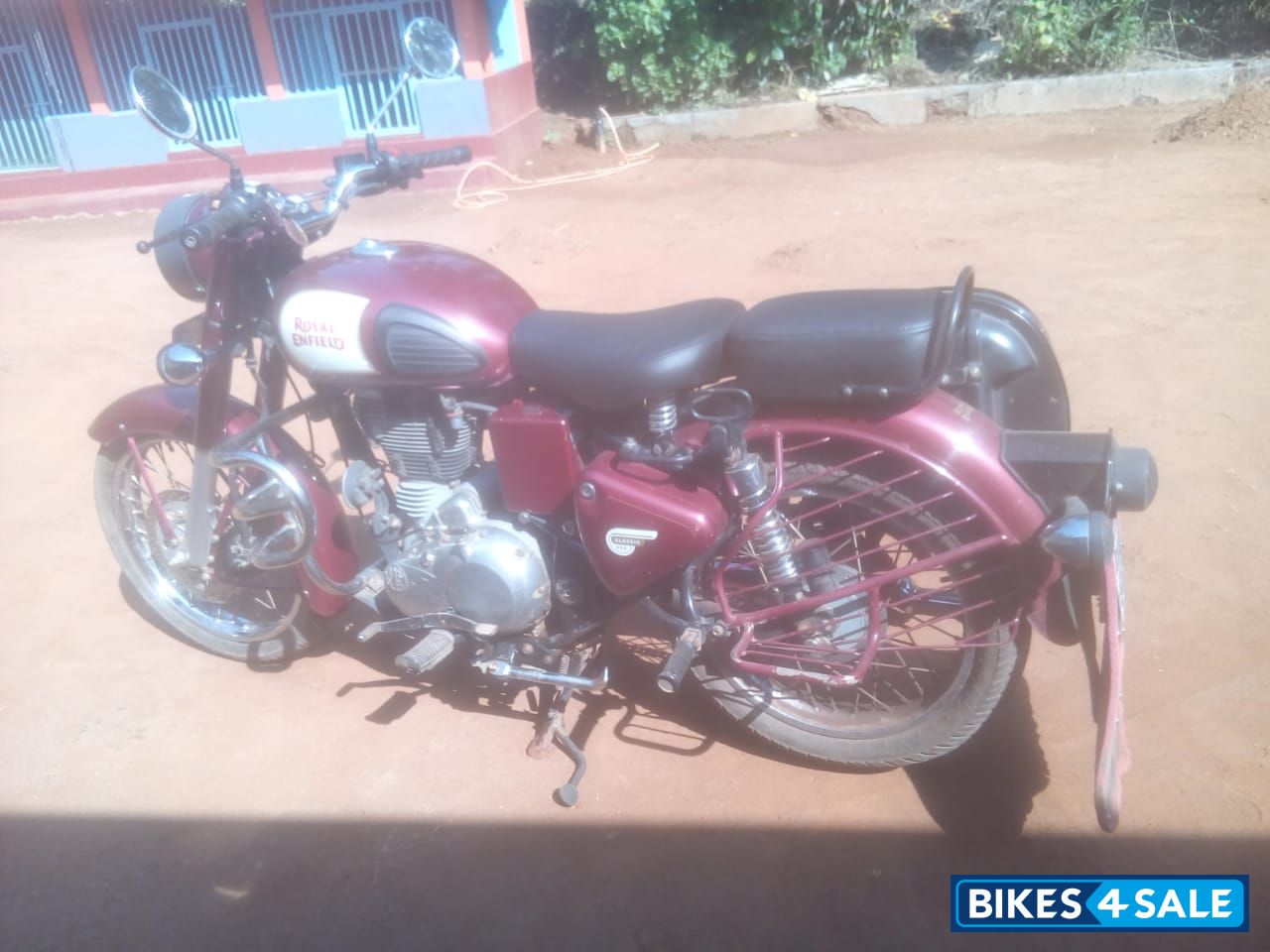 Maroon Royal Enfield Classic 350