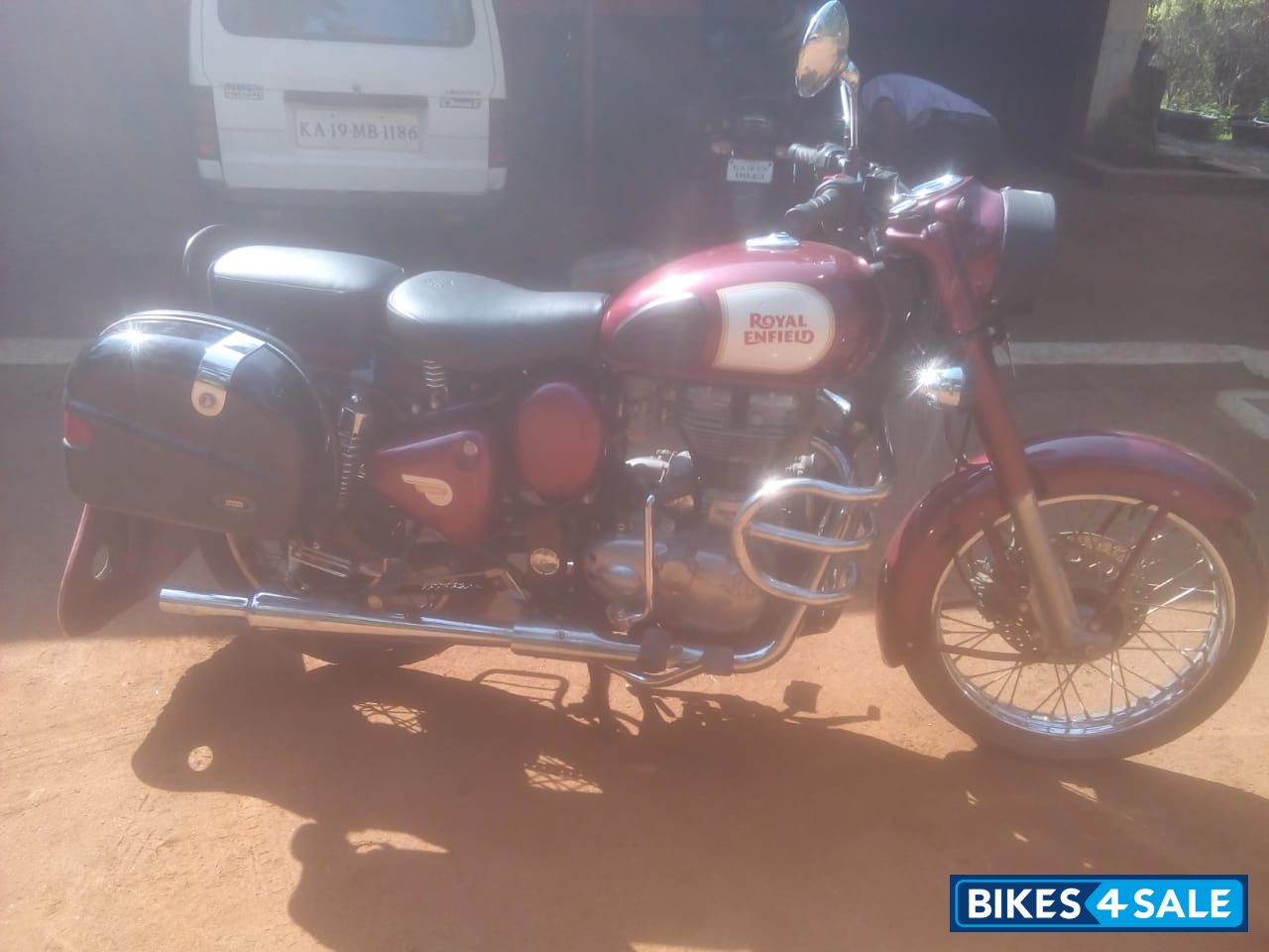 Maroon Royal Enfield Classic 350