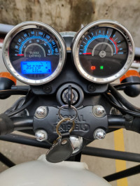 Whimsical White Royal Enfield Thunderbird X 350