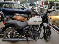 Whimsical White Royal Enfield Thunderbird X 350