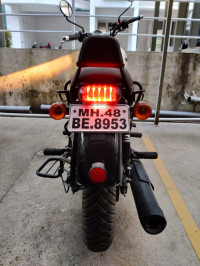 Whimsical White Royal Enfield Thunderbird X 350