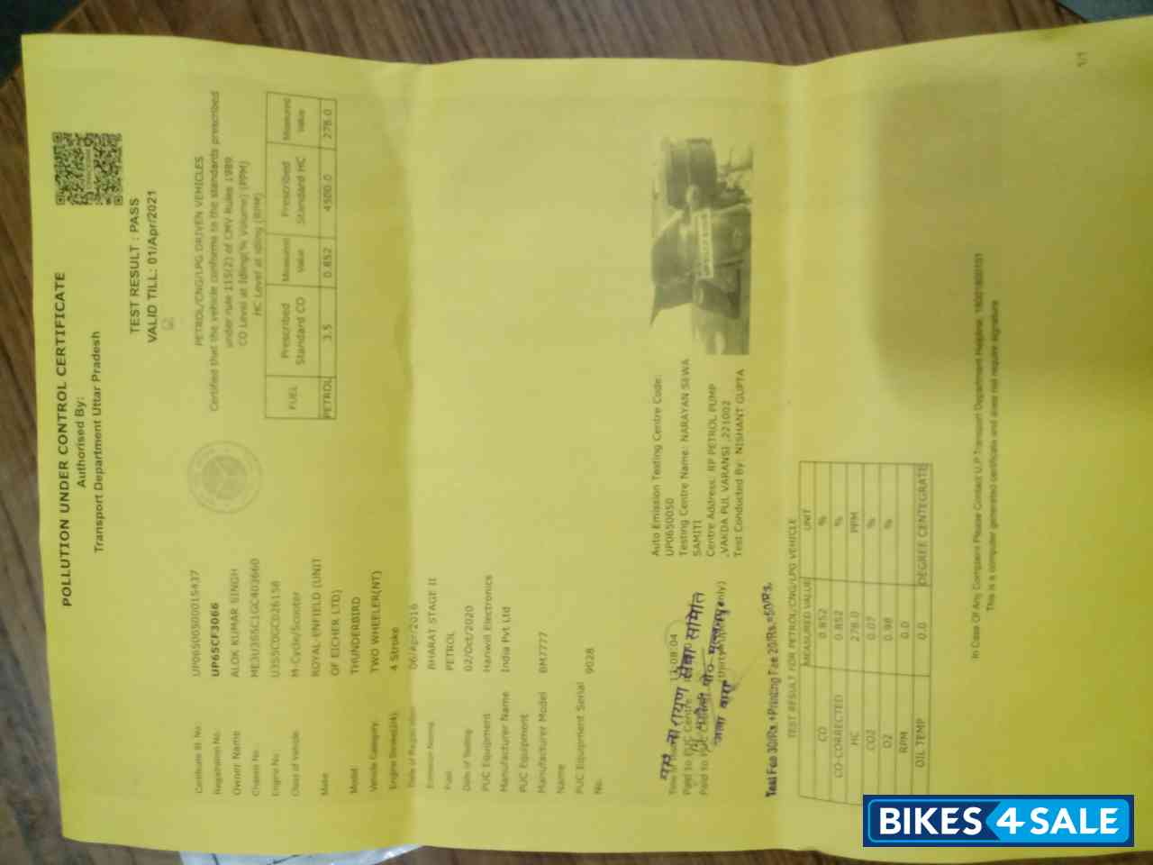 Stone Colour Royal Enfield Thunderbird 350