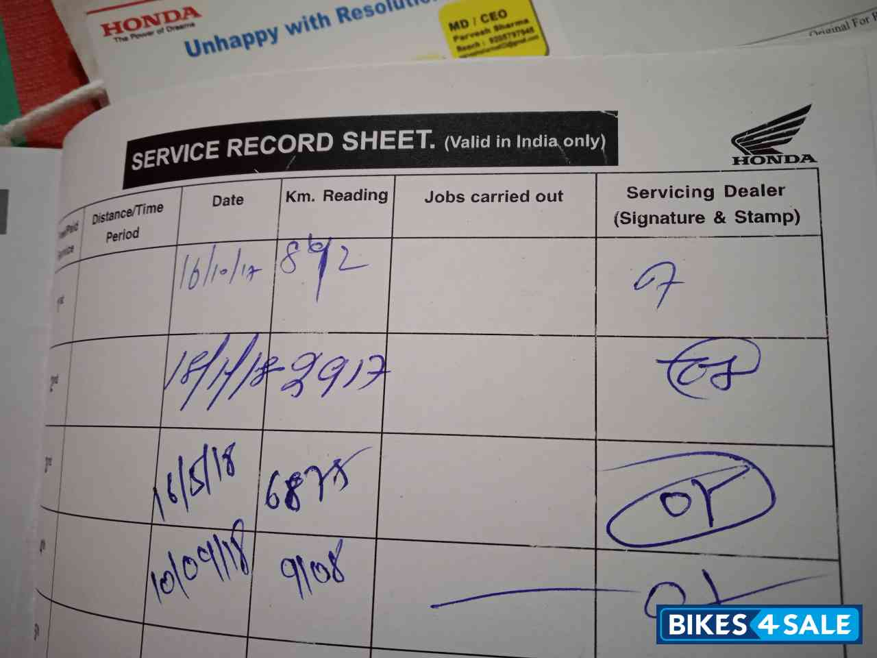 Black Honda CB Shine