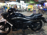 Black Suzuki Intruder 150 FI