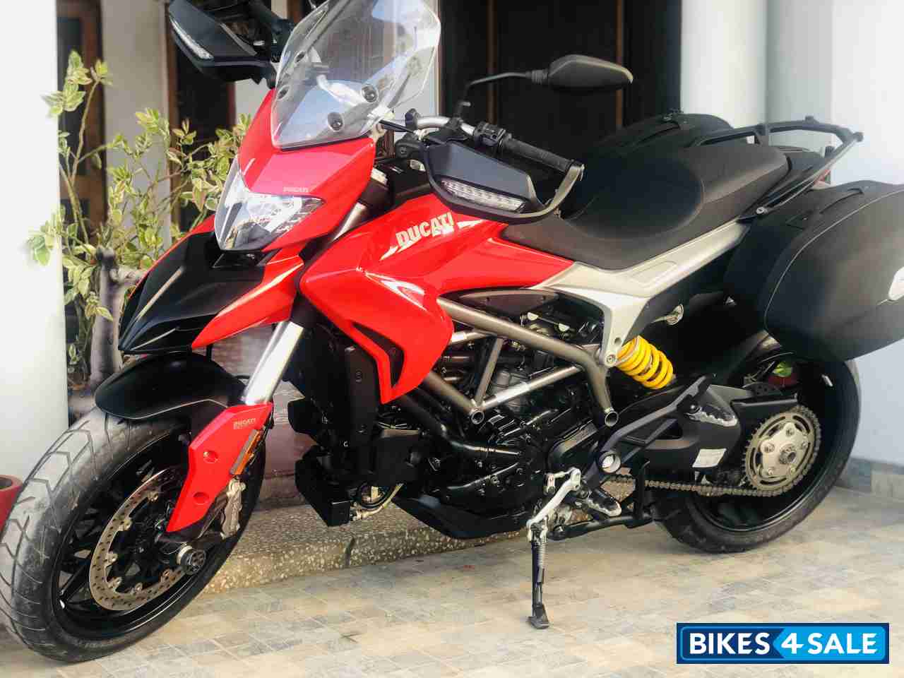 Red Ducati Hyperstrada