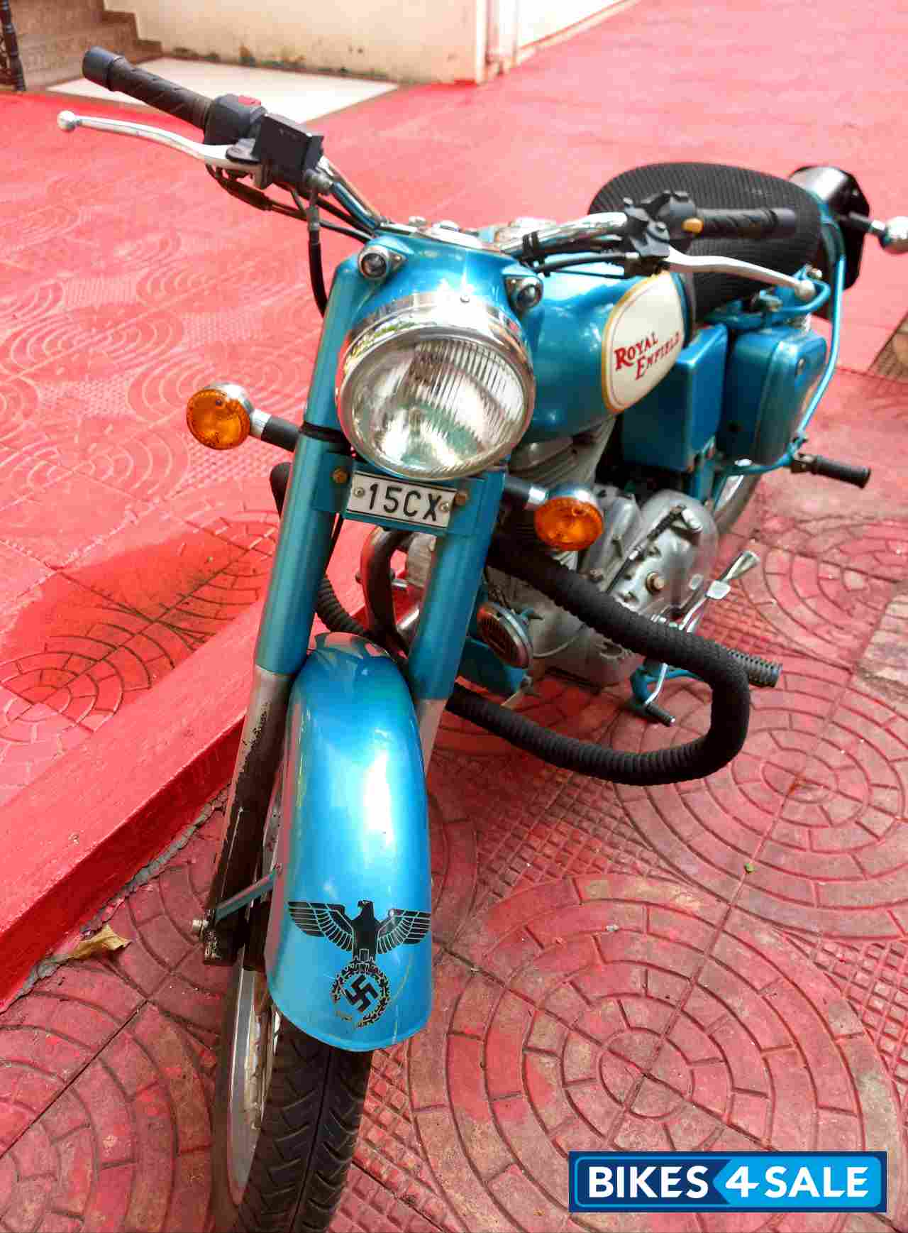 Green Royal Enfield Bullet 500