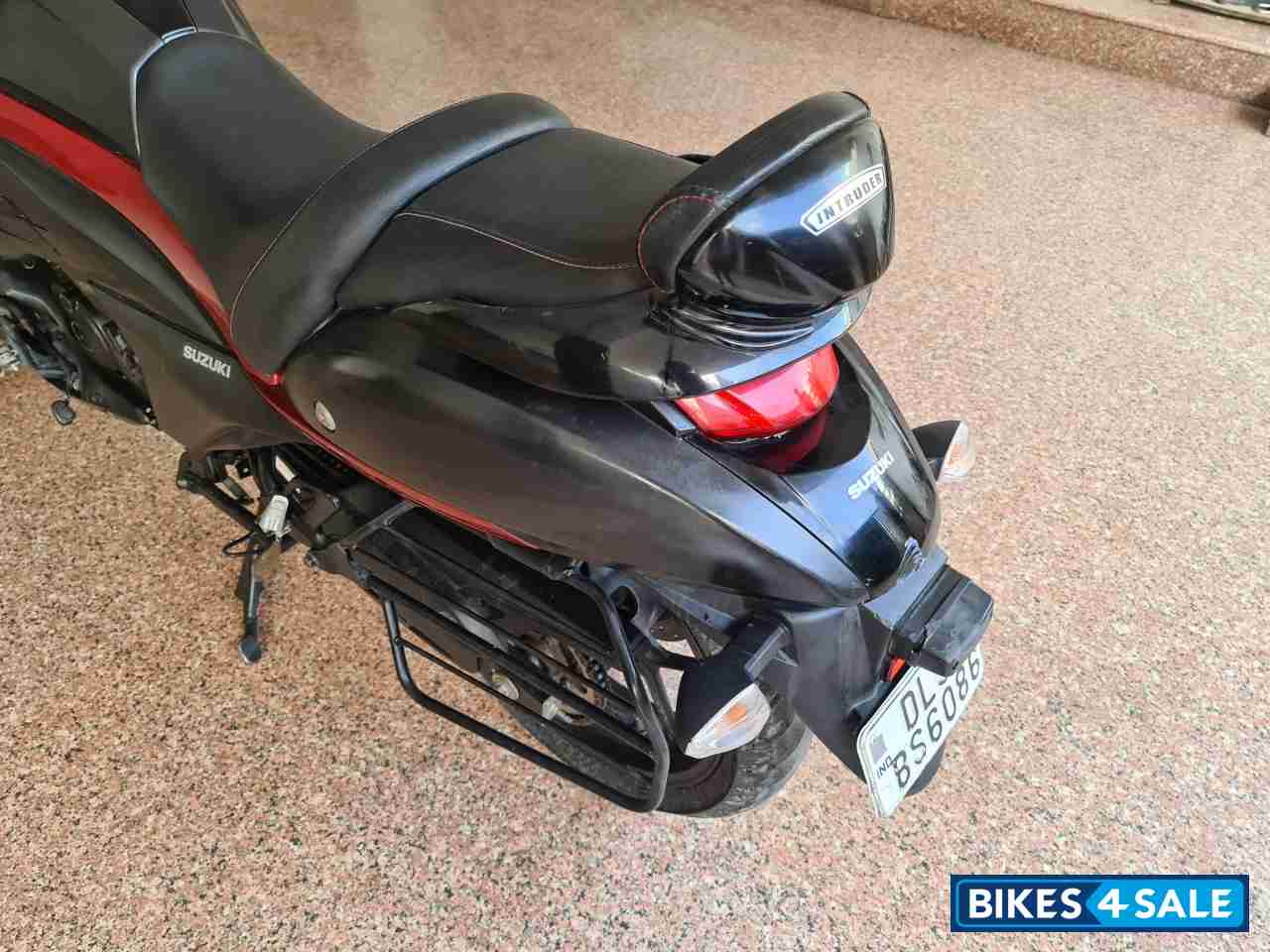 Black And Red Suzuki Intruder 150 FI