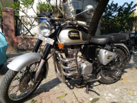 Silver Royal Enfield Classic 350 BS VI