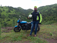 Royal Blue Harley Davidson Street Rod