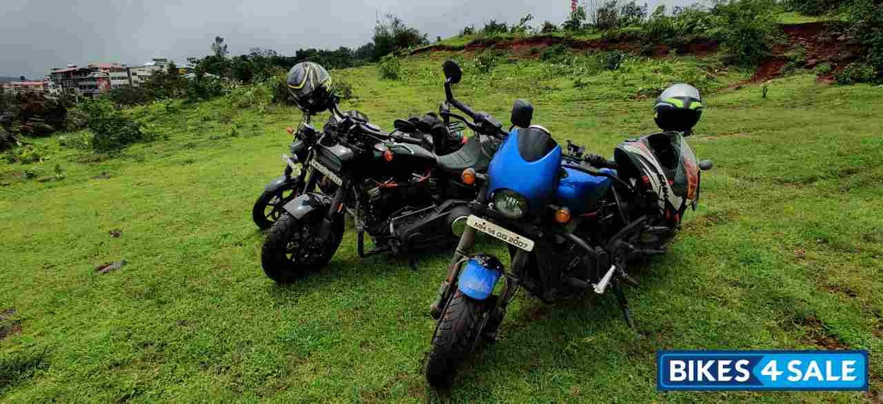 Royal Blue Harley Davidson Street Rod