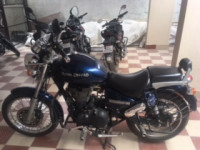 Blue Royal Enfield Thunderbird 350