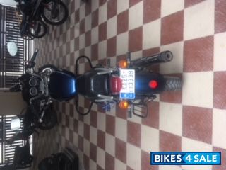 Blue Royal Enfield Thunderbird 350