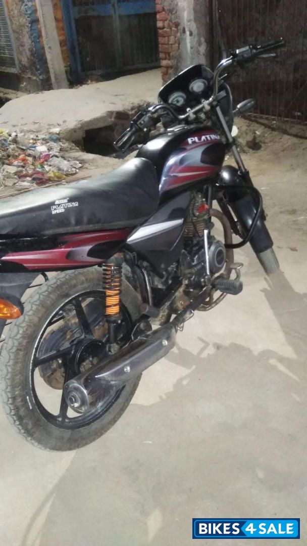 Black Mehroon Bajaj Platina 110
