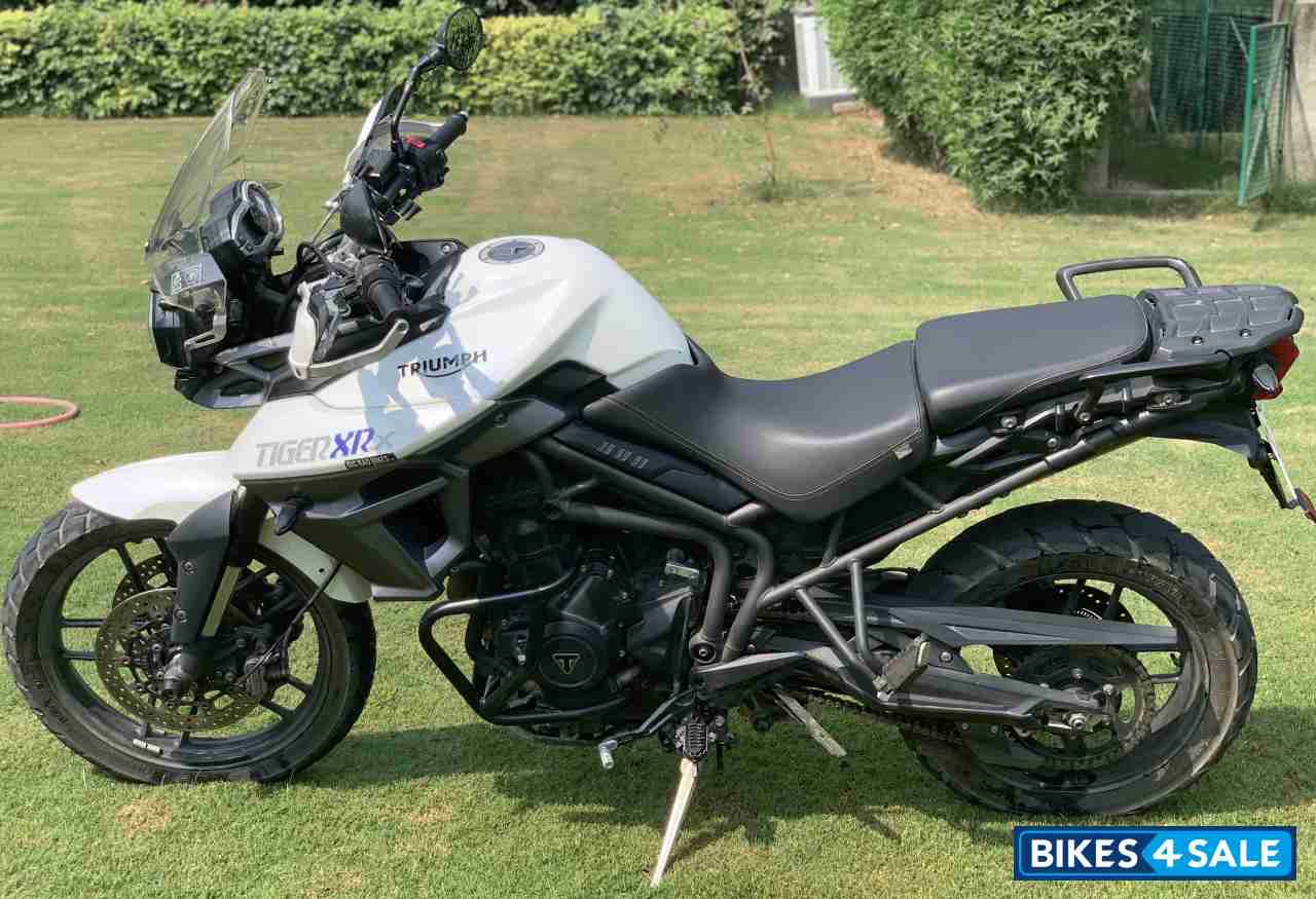 White Triumph Tiger 800 XRx