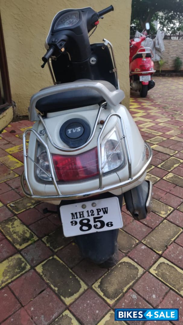 White TVS Jupiter