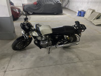 White Royal Enfield Continental GT 650 Twin