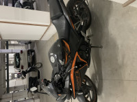 Mettalic Grey With Orange Honda CBR 250R ABS