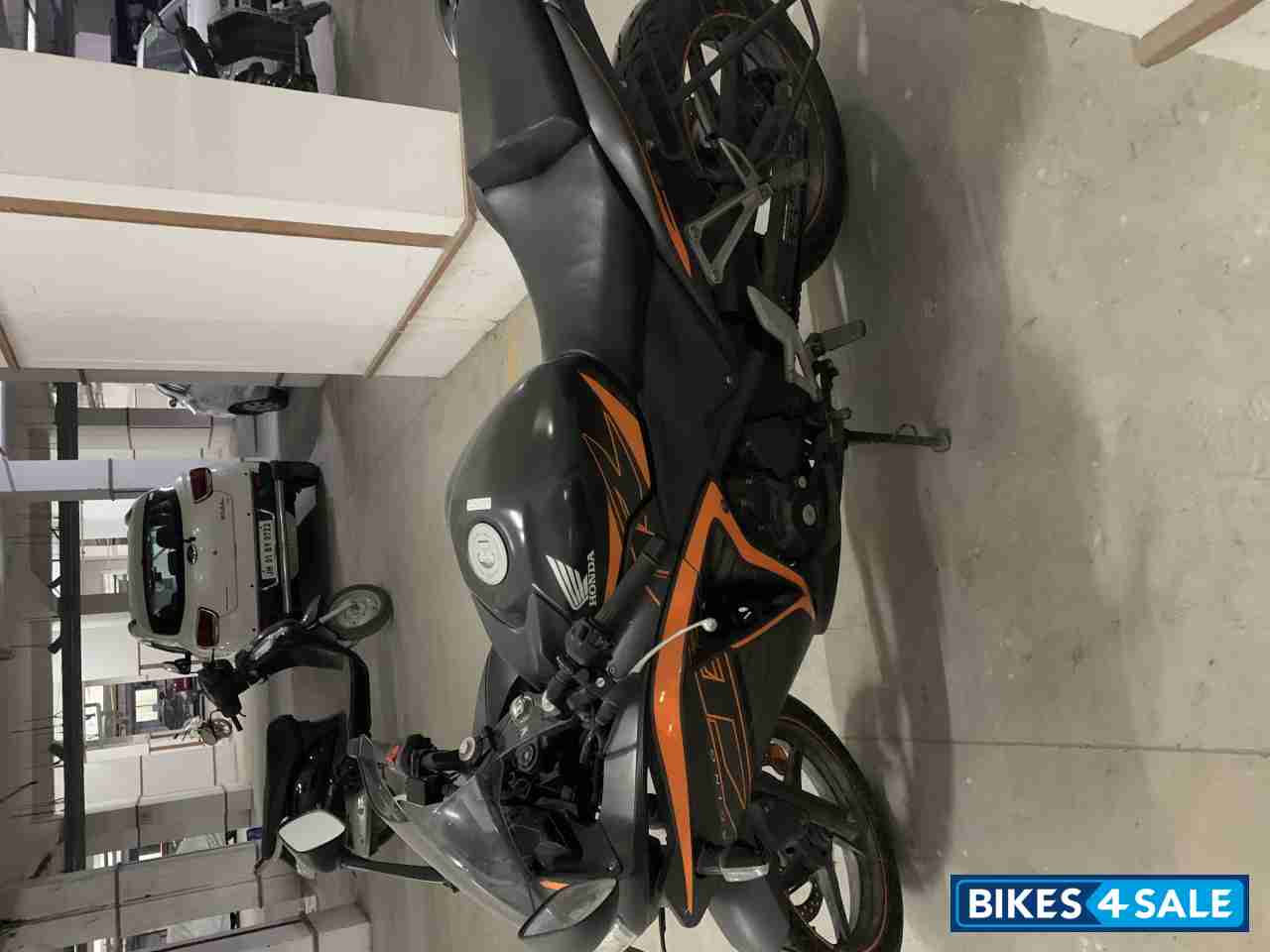 Mettalic Grey With Orange Honda CBR 250R ABS