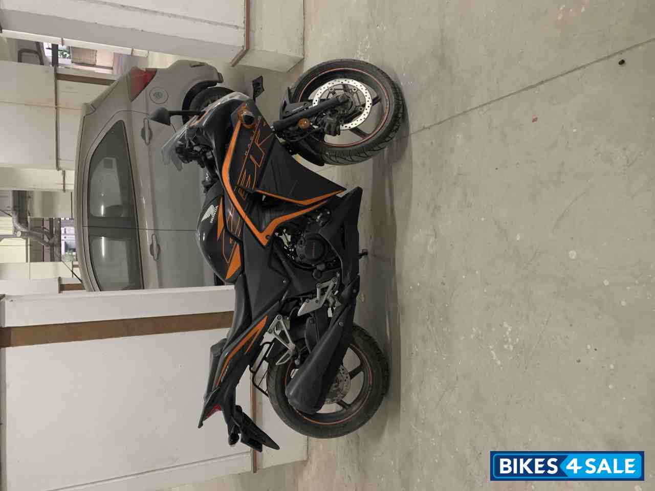 Mettalic Grey With Orange Honda CBR 250R ABS