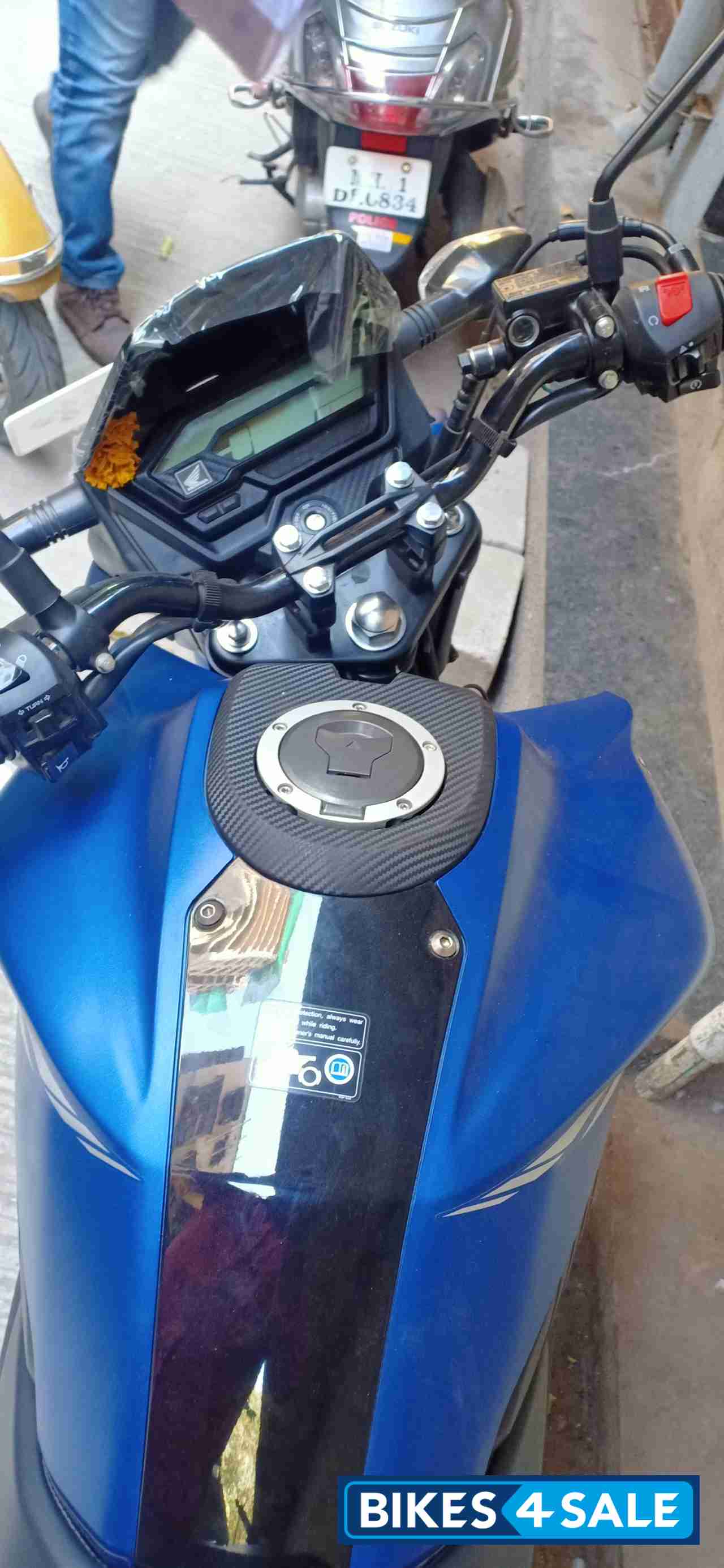 Blue Honda XBlade BS6