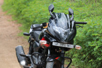 Black With Red Bajaj Pulsar 220F BS6