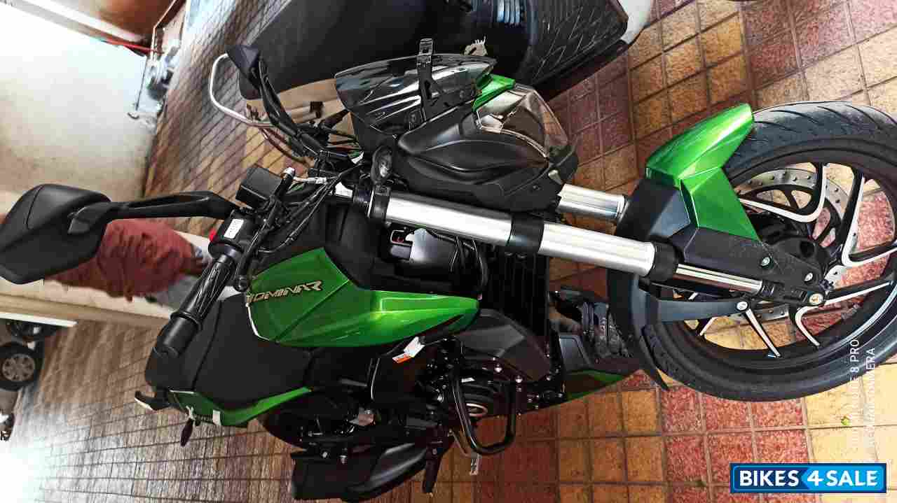 Green Bajaj Dominar 400 ABS BS6